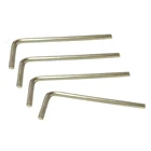 Шестигранный ключ 2 мм, 100 шт., ручной инструмент для шестигранного ключа DIN911, никелированный инструмент 2 мм, китайский производитель крепежных элементов, H001