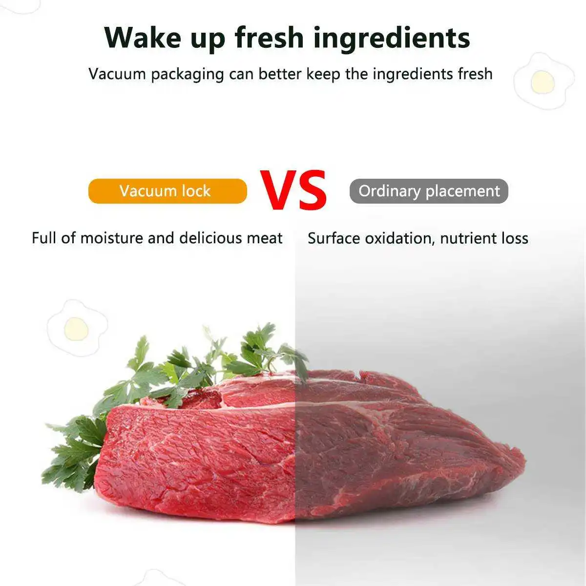 

Kitchen Vacuum Food Sealer 220V/110V Automatic Commercial Household Food Vacuum Sealer Packaging Machine