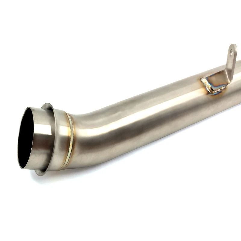 

Motorbike Stainless Steel Down Mid Link Pipe Decat Eliminator Race Exhaust Muffler Pipes For KTM 1290 Super Duke R 2014 2015 201