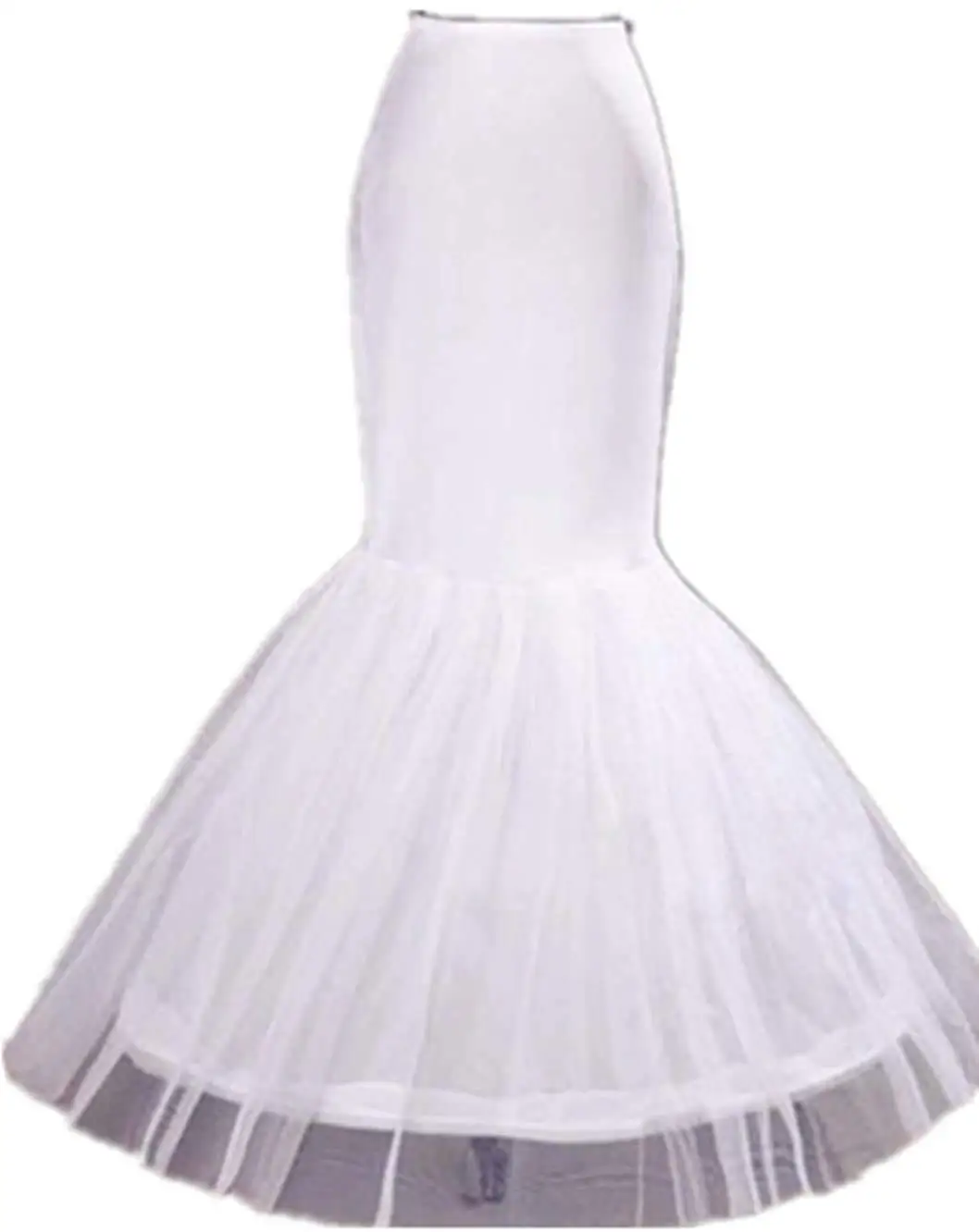 Подъюбник русалки 1 обруч с эластичной талией свадебное платье кринолин Труба 2022 Свадебные Подъюбники