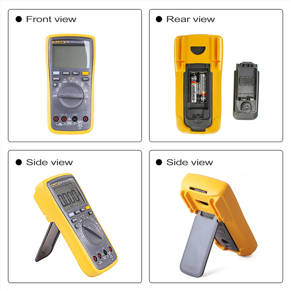 Фото Fluke 17B + цифровой мультиметр тестовые наконечники TL75 мягкий чехол Fluke 17B + цифровой мультиметр тестовые наконечники TL75 мягкий чехол