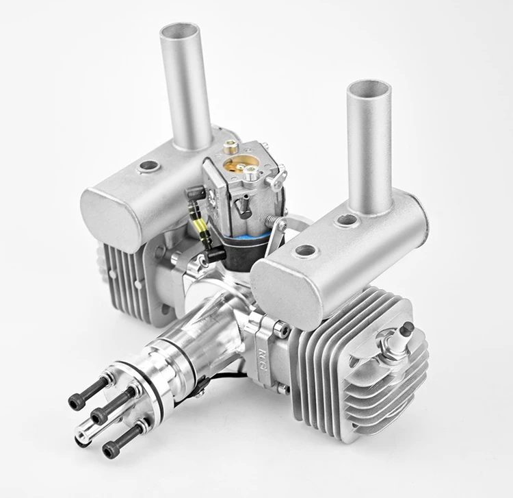 RCGF 60cc двойной цилиндр бензин/бензиновый двигатель для RC Самолет двойной цилиндр бензин