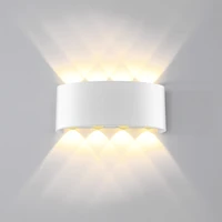 new led outdoor waterproof wall lamp 85 265v 8w indoor staircase lamps bedside loft living room upper and lower home corridors