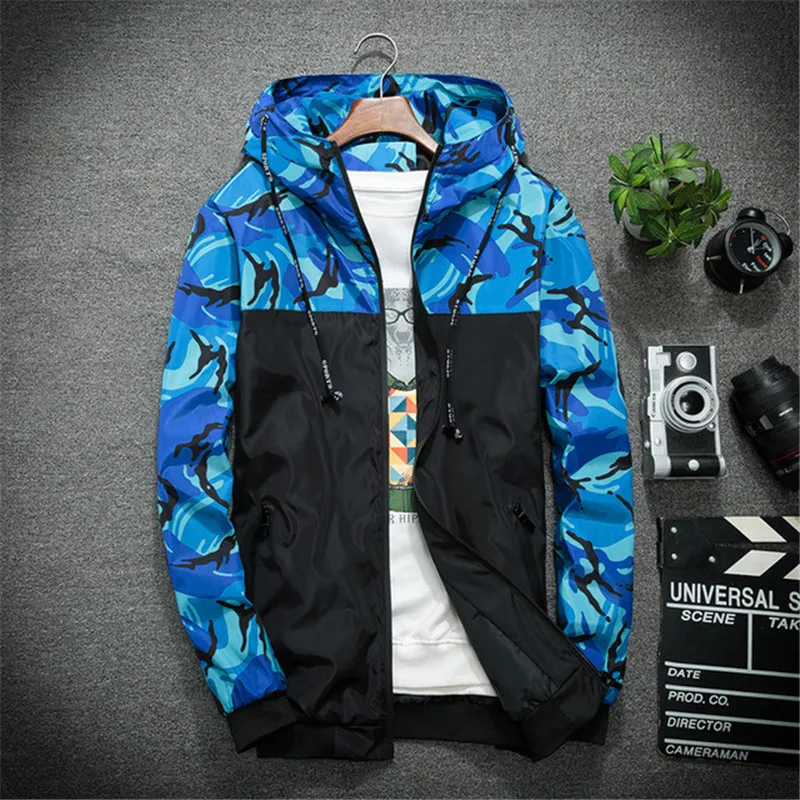 Мужская одежда Повседневная камуфляжная куртка wo мужская Тонкая Красивая