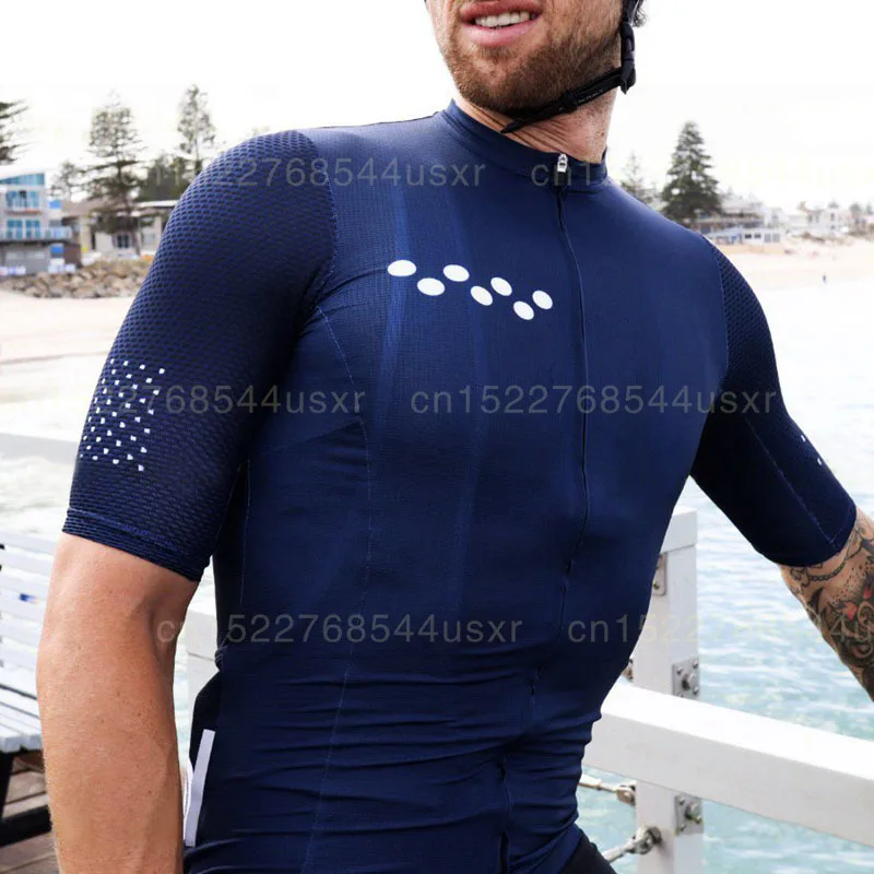 Велосипедная рубашка с коротким рукавом Pedla фиолетовая зеленая синяя