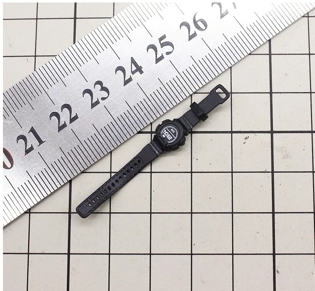 

1/6 Scale black Mini Watch Models Wrist Watch model Accessories For 12 inches PH TBLeague HT Body Figures Jiaou dolls