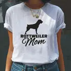 Футболка Harajuku, женская летняя футболка с принтом, с принтом для мам и собак, женские топы, повседневные футболки с коротким рукавом, размера плюс