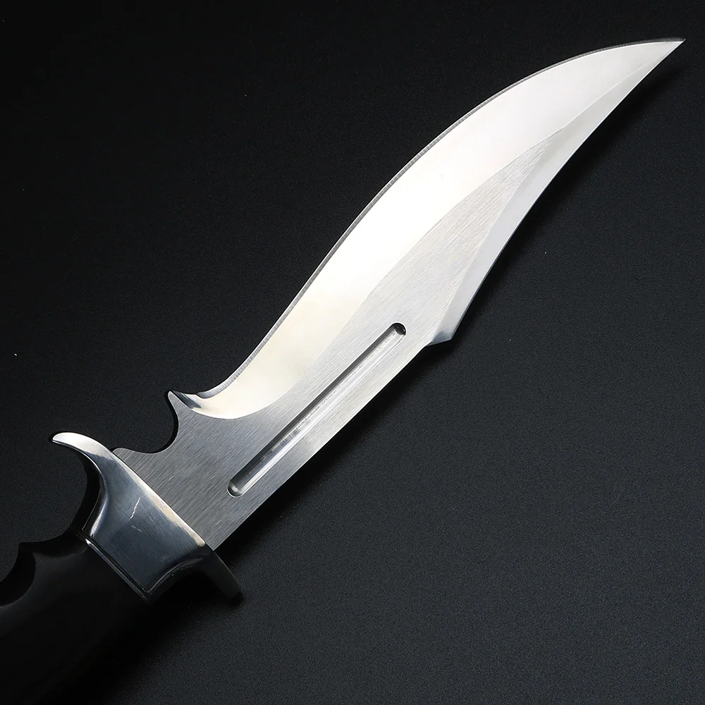 Wild survival straight knife radon geometry camping hunting portable self-defense | Knife