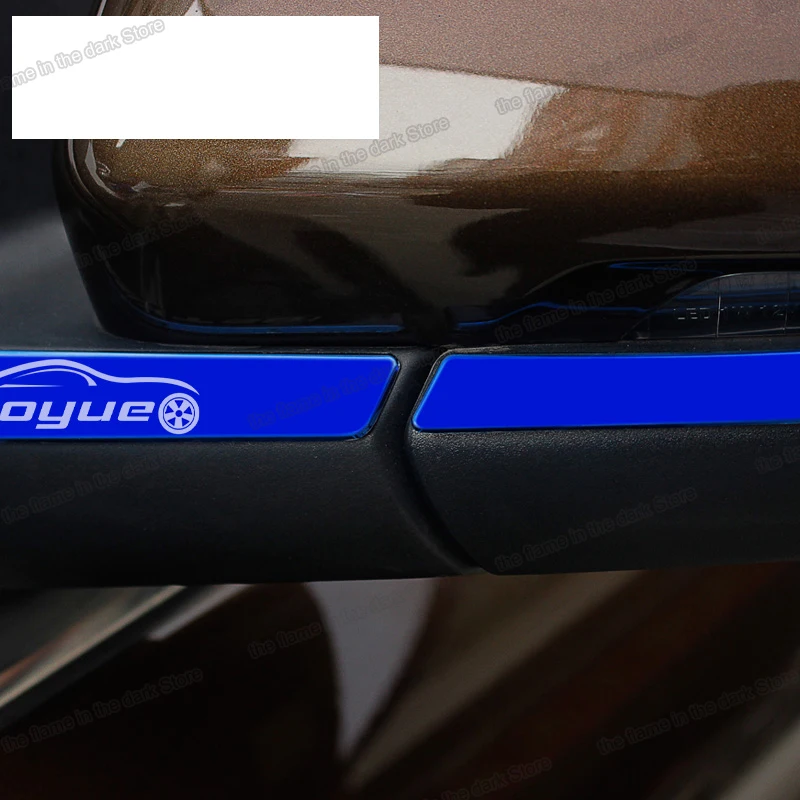 

Lsrtw2017 Car Rearview Anti-scratch Strip Trims for Geely Boyue Atlas 2016 2017 2018 2019 2020 Interior Mouldings Accessories