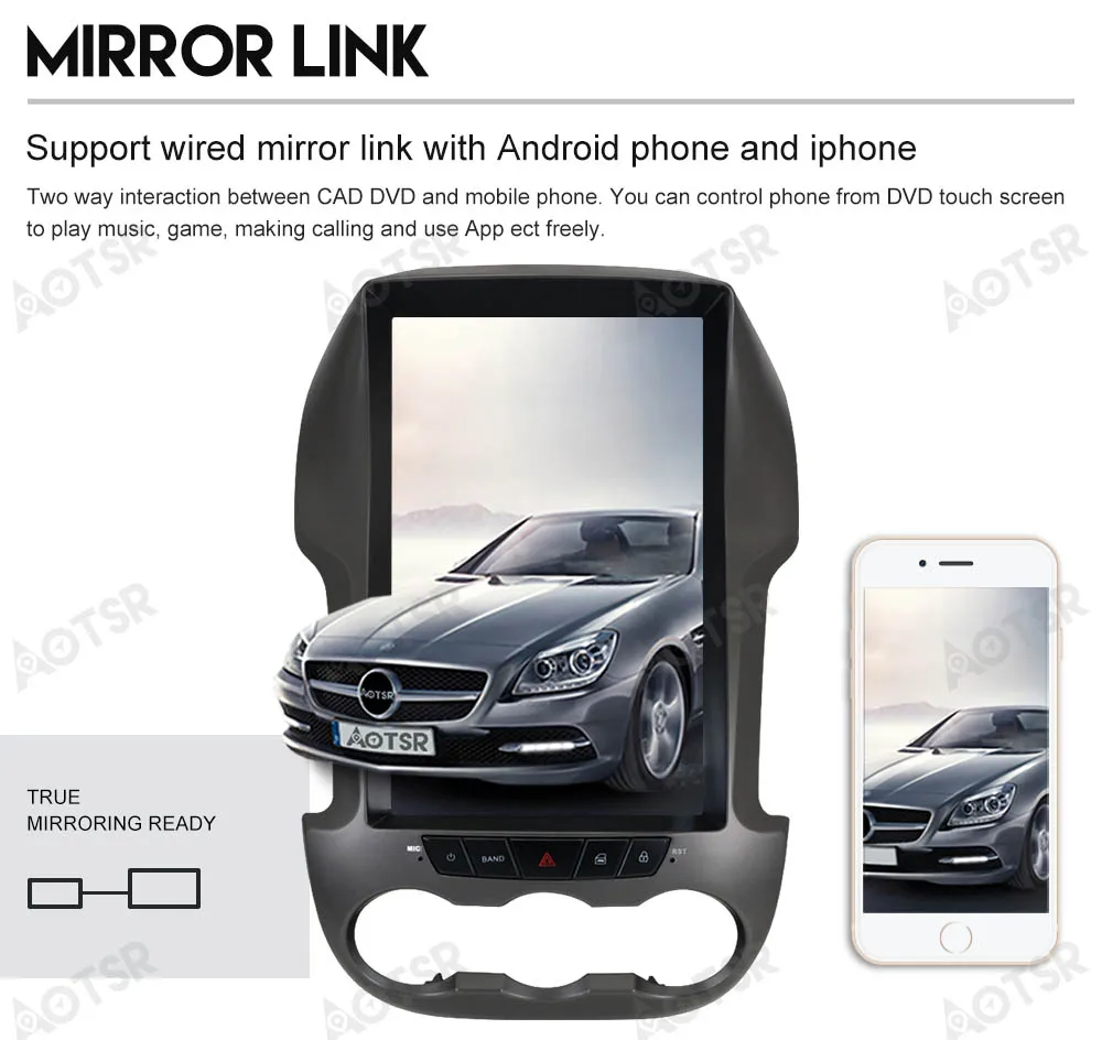 Tesla Стильный экран новейший Android 8,1 ram 4G rom 64GB Автомобильный dvd-плеер gps Navi автомобильный Радио экран для Ford Ranger 2011- блок