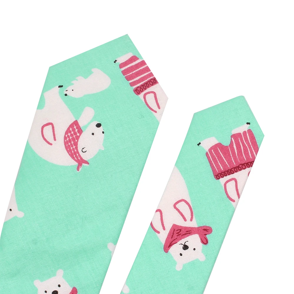 Хлопковые мужские галстуки забавный модный мультяшный галстук для мужчин и