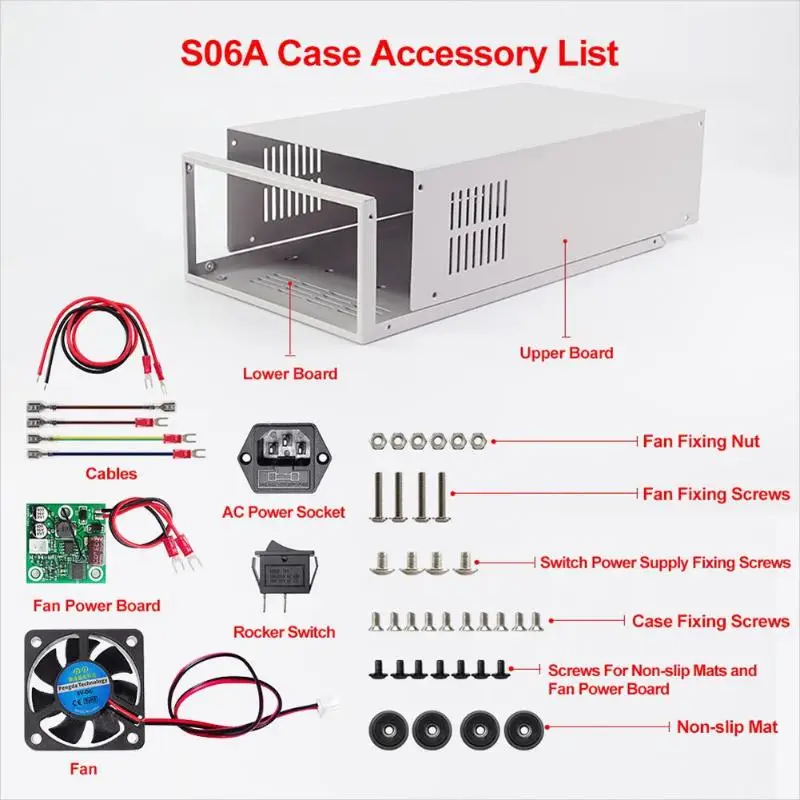 Чехол для цифрового источника питания S06A RD6006 RD6006W преобразователь напряжения