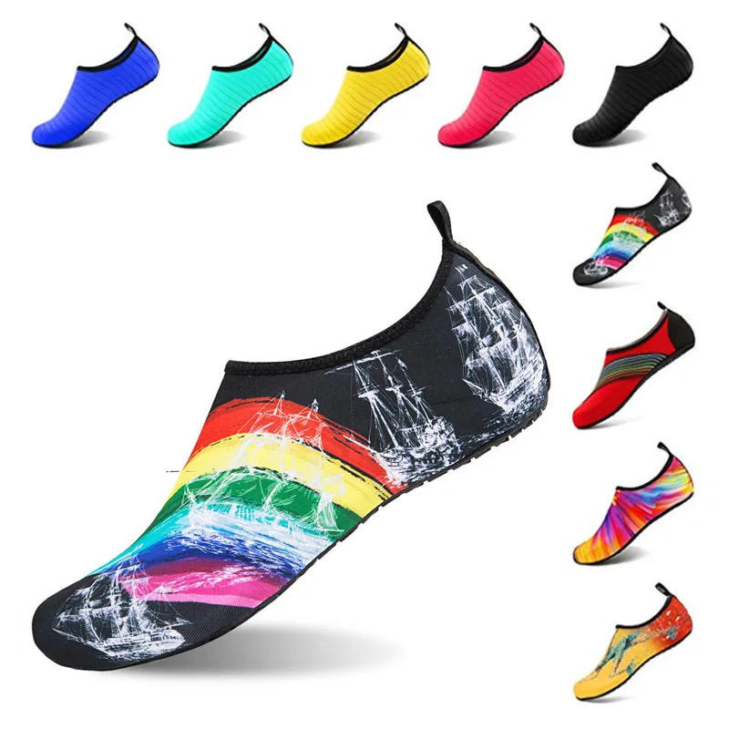 

Aqua Shoes Summer Shoes Men Breathable Woman Sneakers Adult Beach Slippers Upstream Shoes Swimming Diving Socks Tenis Masculino