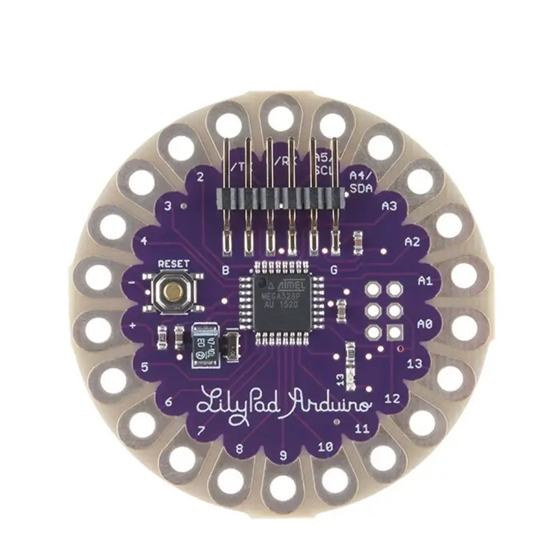 Материнская плата LilyPad 328 ATmega328P ATmega328 16M для Arduino|Аксессуары демонстрационных