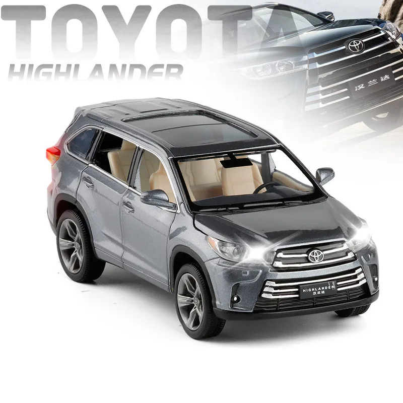 Изысканная модель внедорожника Toyota 2018 из сплава имитация литья под давлением