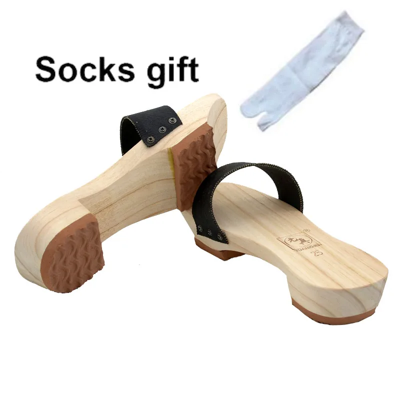 

Сандалии «гэта» мужские клоги японский Стиль кимоно круглый носок обувь деревянный большого размера флип-флоп восточные Сандалии Лето дер...