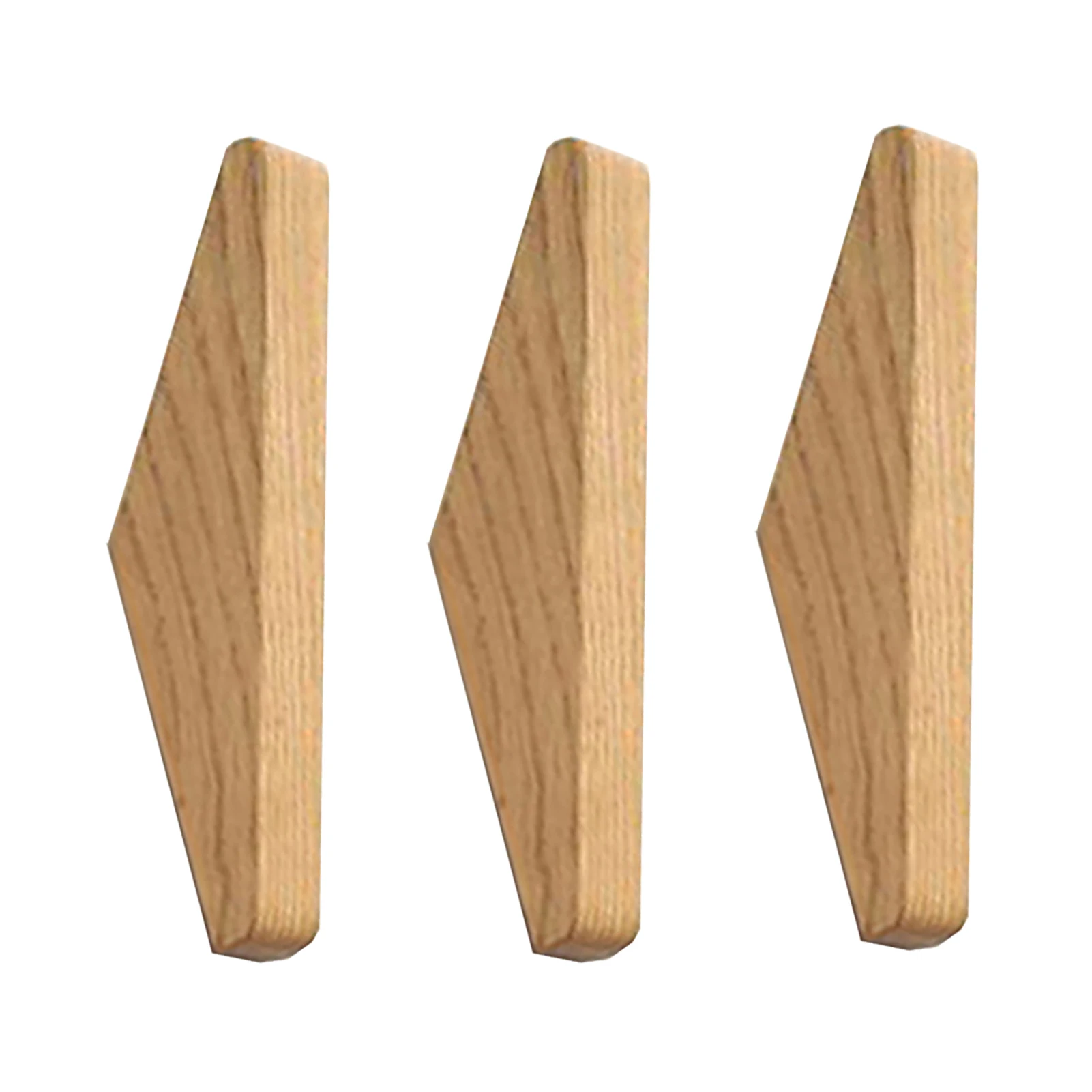 

Домашний декор сверхпрочный деревянный настенный крючок для пальто для спальни треугольный деревянный крючок для пальто