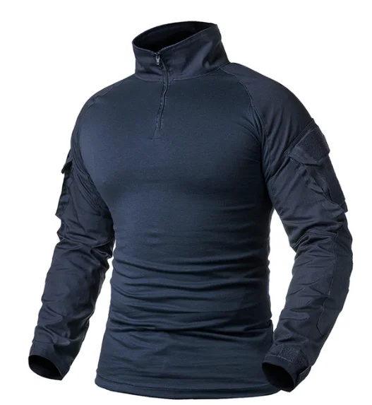 2020 армейская футболка для мужчин с длинным рукавом тактическая однотонная
