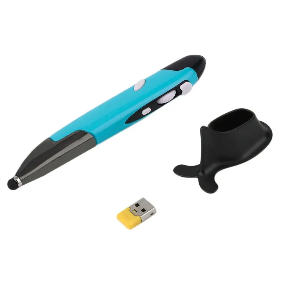 Беспроводная мышь 2 4G регулируемая 1600DPI в виде ручки USB оптическая воздушная