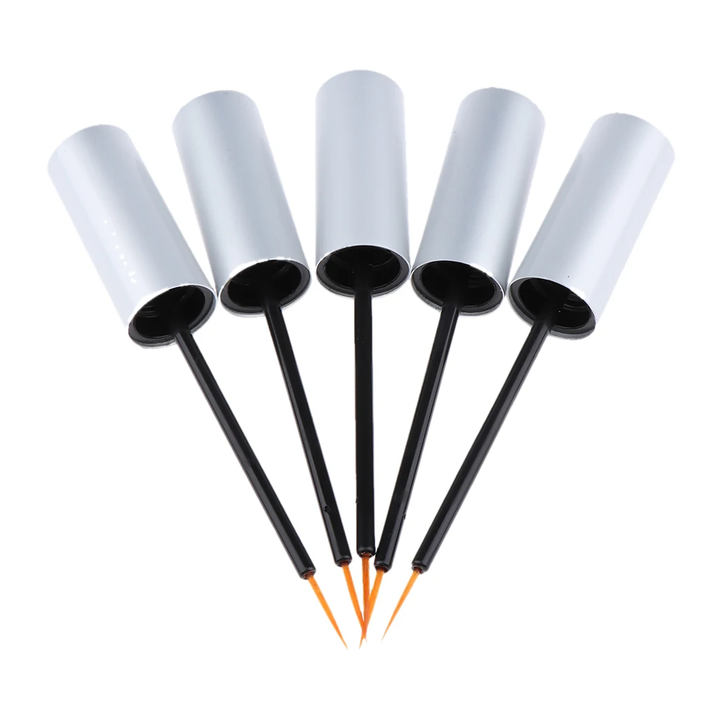 

5pcs 5ml Empty Aluminum Liquid Eyeliner Container With Lip Gloss Vial