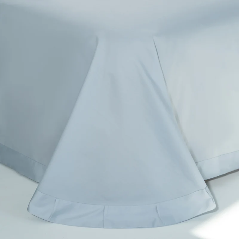 

Yellow Grey Color Luxury 650Thread Count Pure Cotton Fabric 4 Pieces Bedding Sets Nordic Style Duvet Cover Pillowcase Bed Sheet