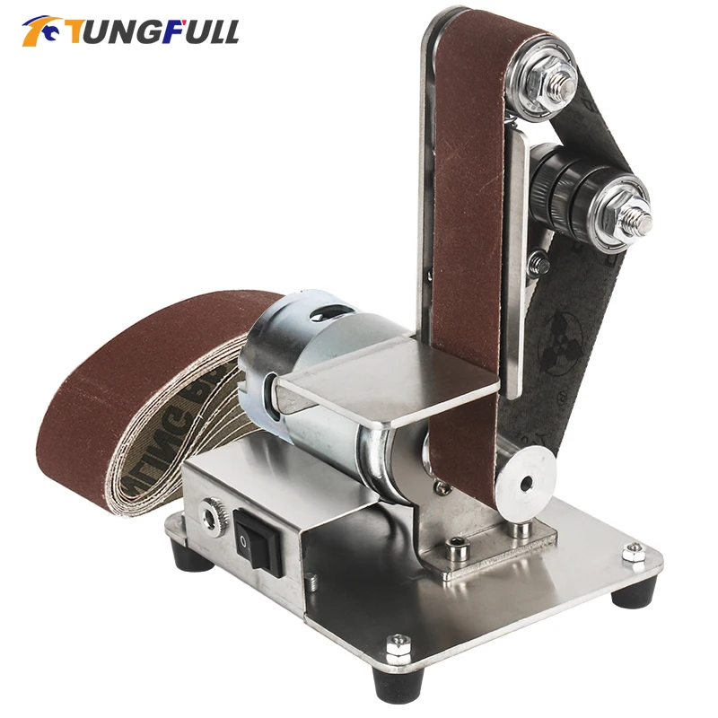 775/795/895 Motor Universal Sharpening Machine Table Belt Sander Small DIY Polishing Machine Sanding Belt Machine