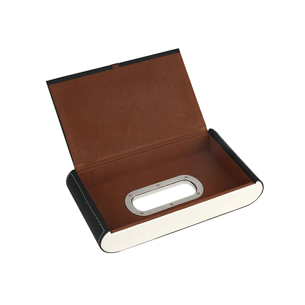 

CarManGo Car Accessories PU Leather Tissue Box Napkin Paper Container Case Phone Number Decoration for Lexus ES XZ10 2018-2021