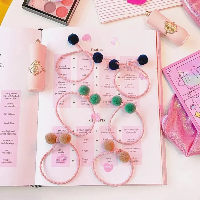 Японский простой маленький свежий ободок для волос круг милая девочка сердечко