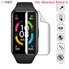 2 шт Мягкий гидрогель Защитная пленка для Huawei band 6honor band 6 honor band6 умные часы Защитные пленки для экрана с пленочным покрытием (не стекло)