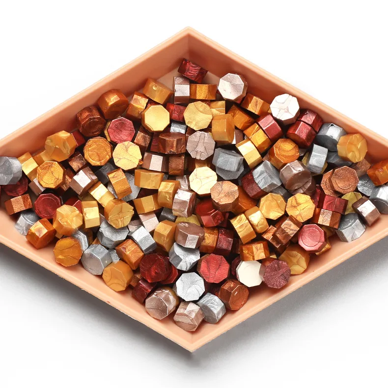 100 шт. уплотнительное восковое уплотнение бобы штамп бисер для винтажного