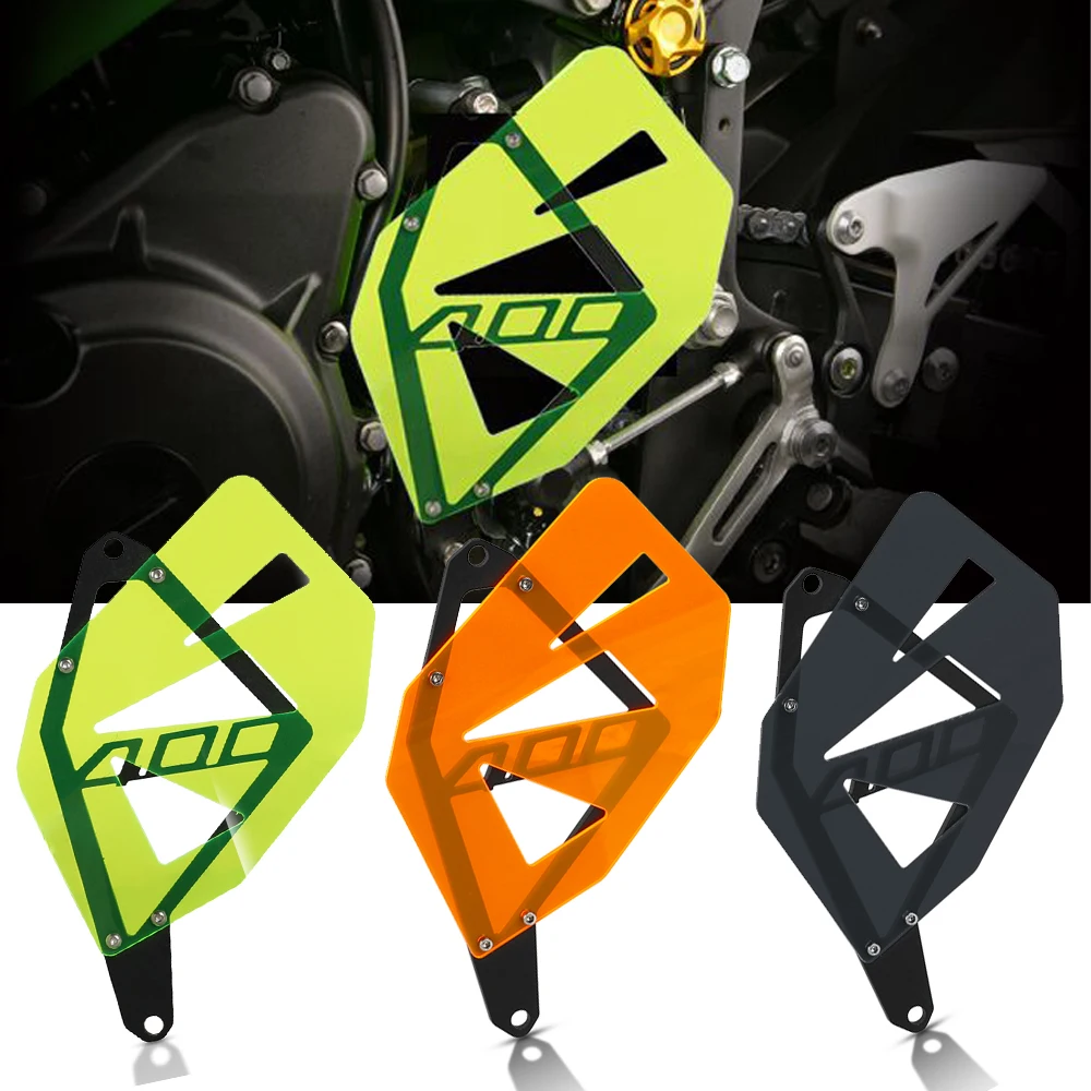 

For KAWASAKI NINJA 400 2018 2019 2020 2021 Motorcycle Accessories Front Sprocket Drive Shaft Cover Chain Guard Crash Protector