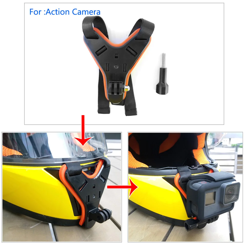 Подбородок LANBEIKA для шлема на все лицо держатель мотоциклетного подбородок Gopro Hero