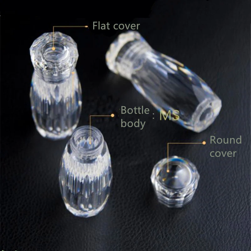 5 мл акриловый прозрачный косметический флакон банки для нейл арта украшения