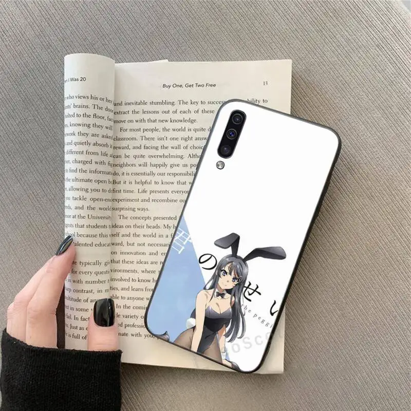 

Cute Sakurajima Mai sexy Phone Case for samsung galaxy a 51 52 71 50 12 72 21s 70 40 20e 31 30s 32 5G soft silicone funda