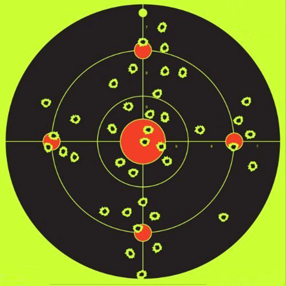 10/100 шт. листов бумажные наклейки для стрельбы | Спорт и развлечения