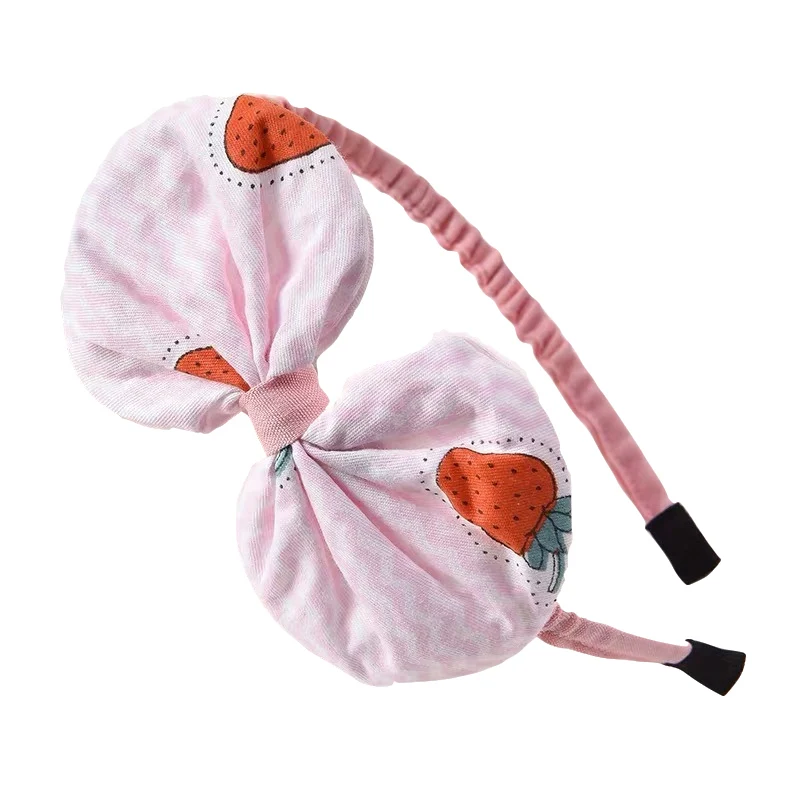 Strawberry Hair Hoop M MISM, имитация жемчуга, милый галстук-бабочка, аксессуары для волос для девочек, модный современный стиль, повязка для волос, милые обручи для волос, повязки на голову - Цвет: Strawberry Hair Hoop