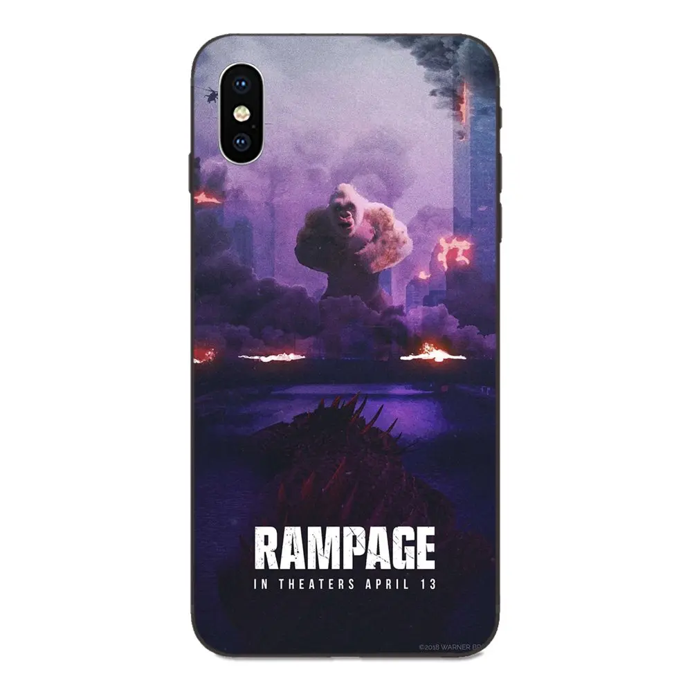 Защитный чехол из ТПУ для Apple iPhone 4 4S 5 5S SE 6 6S 7 8 Plus X XS Max XR Johnson Rampage 2018 | Чехлы