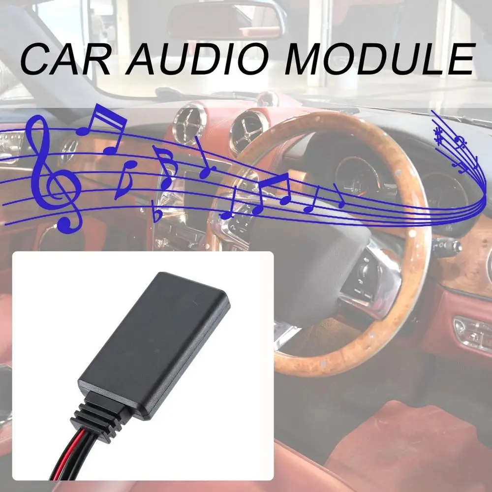 Для BMW E60 04-10 E63 E64 E61 Авто 12Pin беспроводной Bluetooth модуль радио стерео AUX-IN Aux кабель