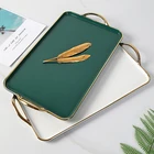 Модная большая тарелка, керамическая посуда, Современная тарелка для сервировки, обеденная Квадратная тарелка, тарелка для сервировки, BK50SC