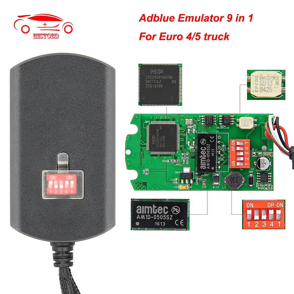 Эмулятор Adblue 9 в 1 эмулятор для грузовика Ad Blue Volvo/IVECO/DAF/Renault лучше чем 8