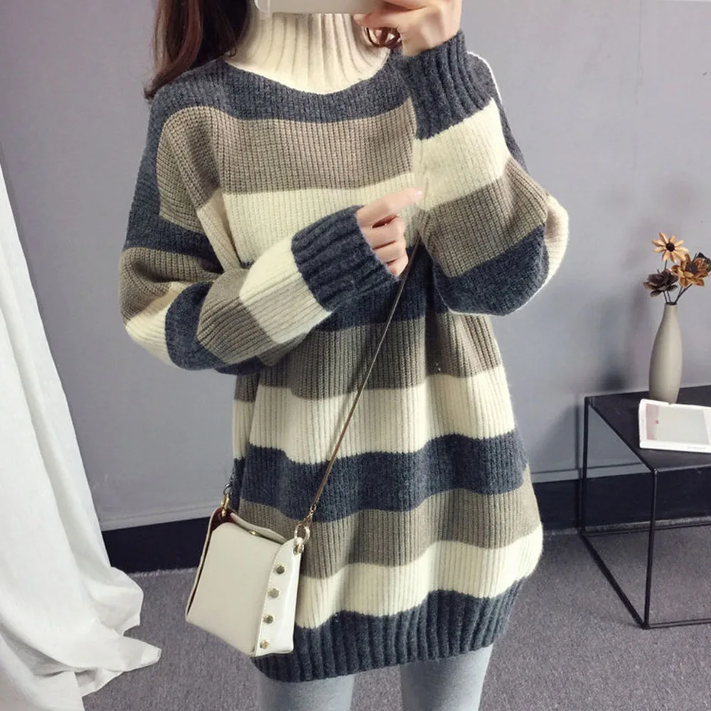 Женский свитер в Корейском стиле рождественские свитера Осень-зима толстый