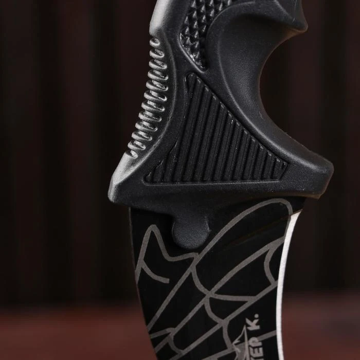 Нож-керамбит черная паутина 19см клинок 9см 5177885