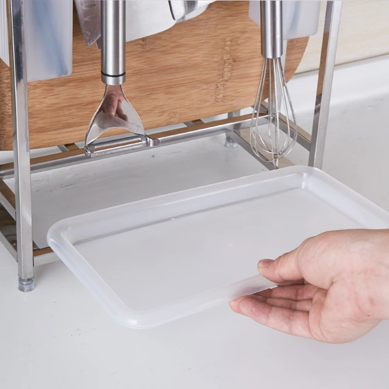 304 stainless steel kitchen knife cutting board holder multi-function rack tool storage | Дом и сад