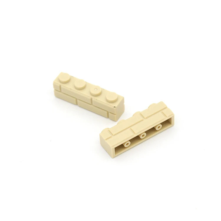 Конструктор Moc модифицированный 1x4 с профилем кирпичной кладки уличный вид