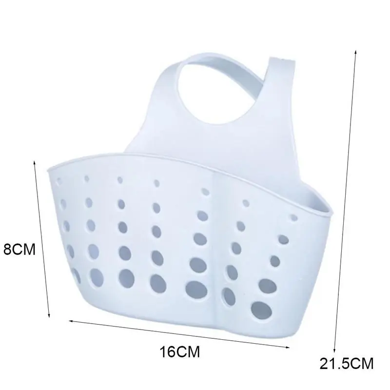 

1pcs Kitchen Dish Cloth Sponge Storage Bag Sink Holder Holder Portable Bag Basket Tools Home Soap Bath Drain Hanging Storag D1Q3