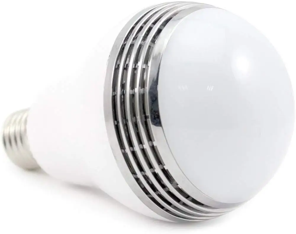 Светодиодный умный светильник лампочка с Bluetooth динамиком управление приложением