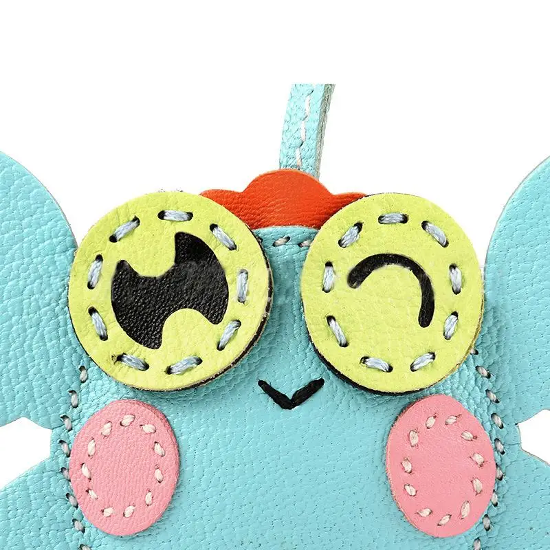 

Luxury Large Crab Bag Charm Genuine Sheep Skin Bagpack Pendant Real Leather Keychain Handmade Top Quality Trendy Bag Charm