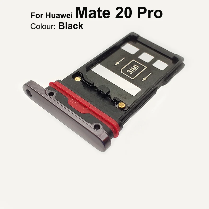 Aocarmo для Huawei Mate 20 Pro SD MicroSD держатель Nano Sim Слот карты