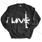 Мужская толстовка с капюшоном, Бэнкси стрит-арт, Love Guns AK-47, AK47, AK 47