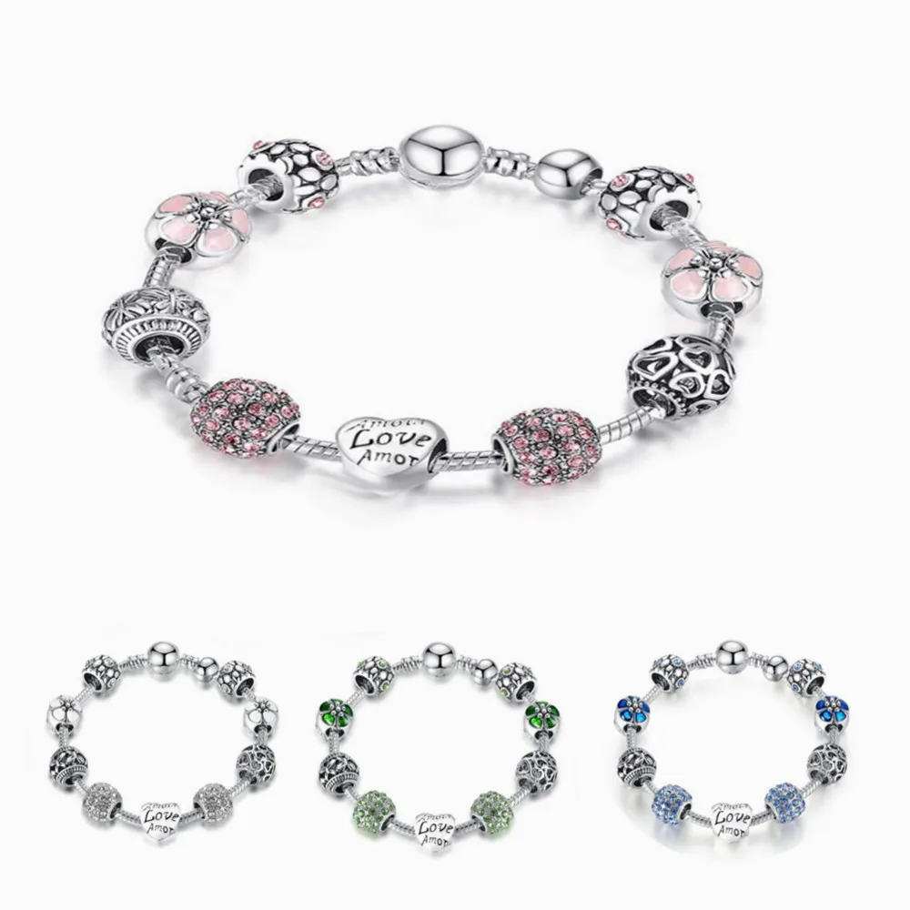 Лидер продаж 2019 новые модные украшения из бисера в форме сердца браслет ручной